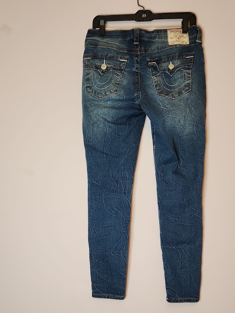 TRUE RELIGION Jennie Curvy Mid Rise Super Skinny, size 27